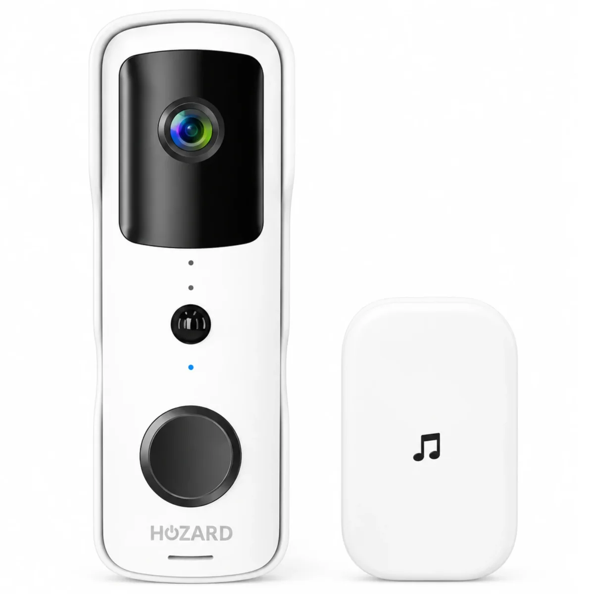 Deurbel met Camera en DingDong - Draadloze Video Deurbel - 5200 mAh - Wit - Afbeelding 2