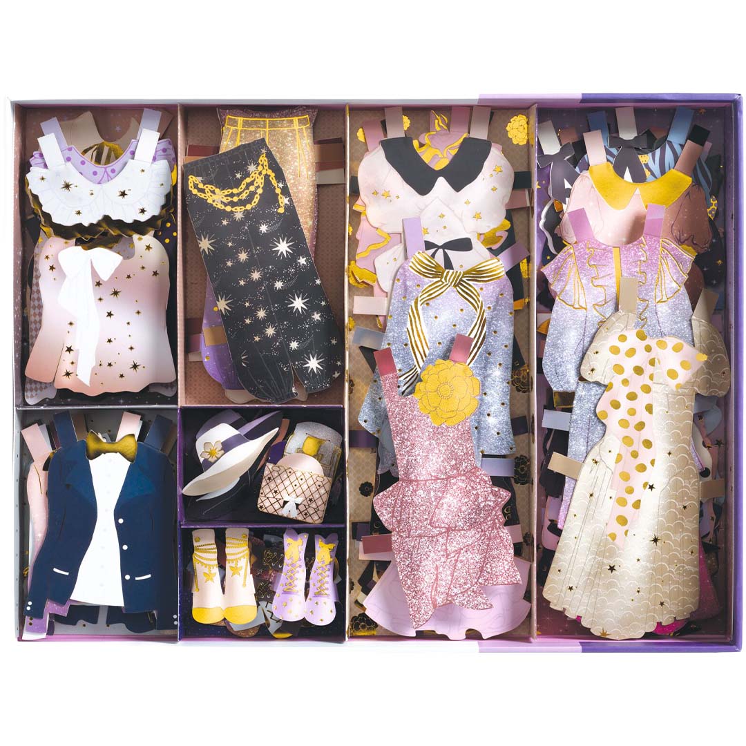 djeco knutselset aankleedpoppen - so chic - Afbeelding 3