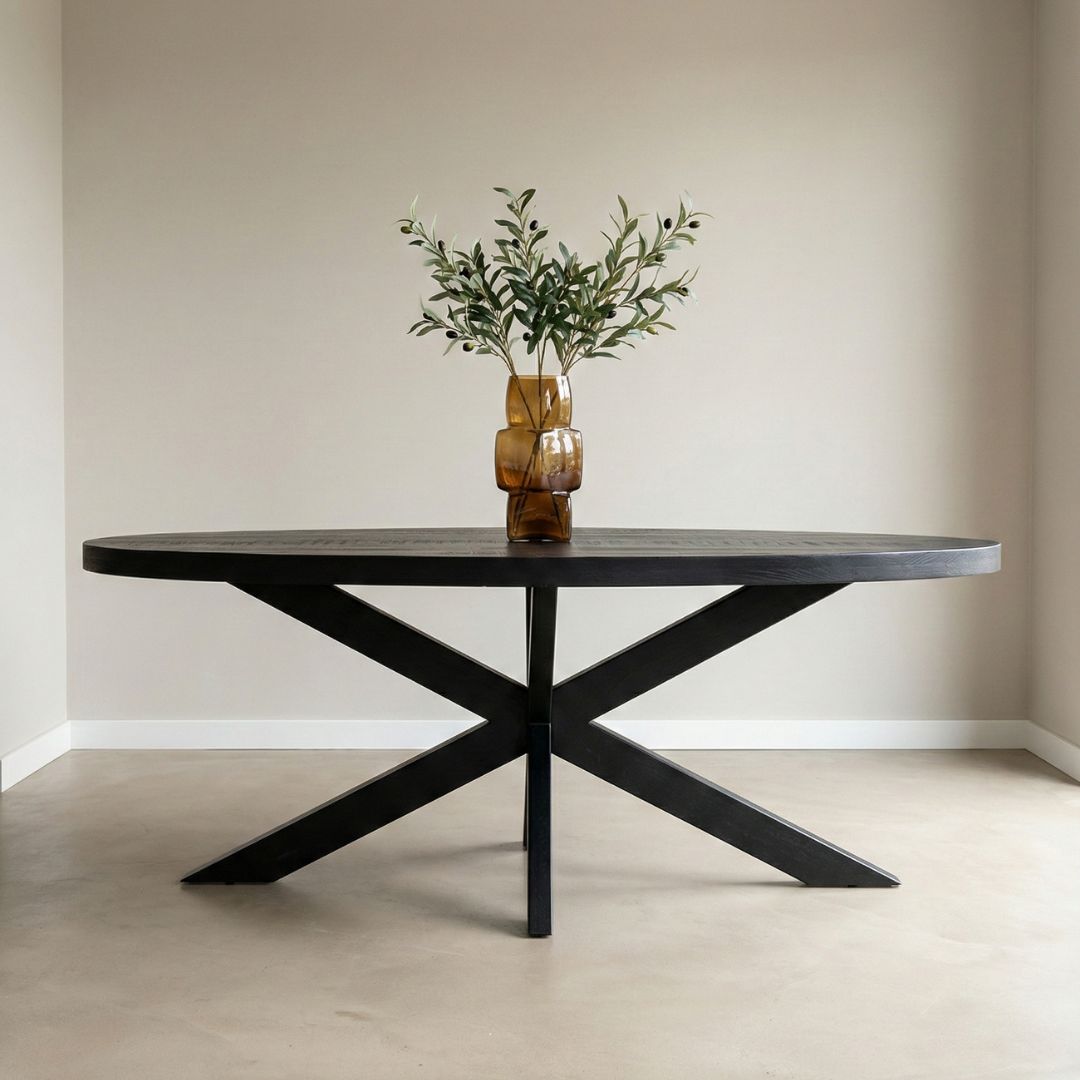 Eettafel Apeldoorn ovaal - Afbeelding 2