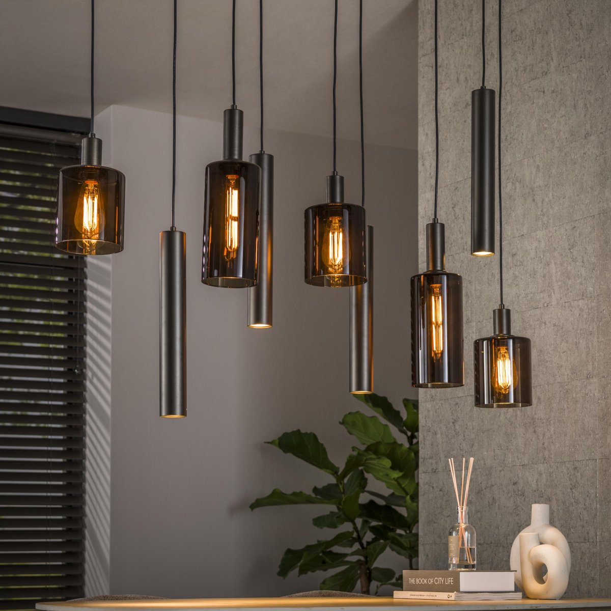 Hanglamp Leentje 9 lampen - Afbeelding 3