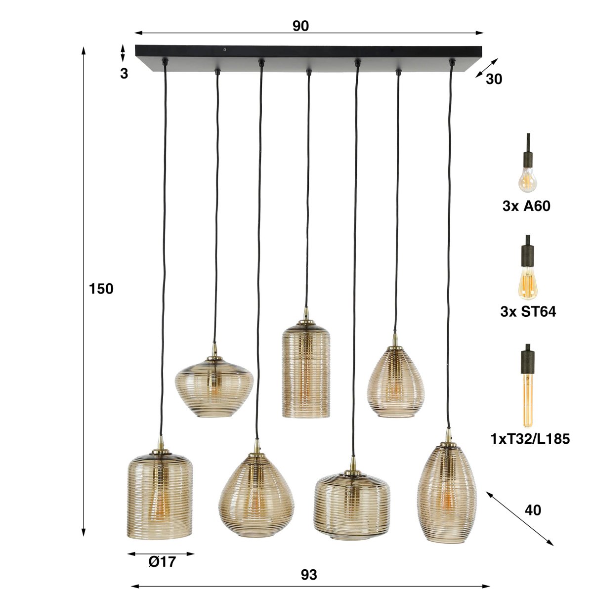 Hanglamp Jennifer - Afbeelding 7