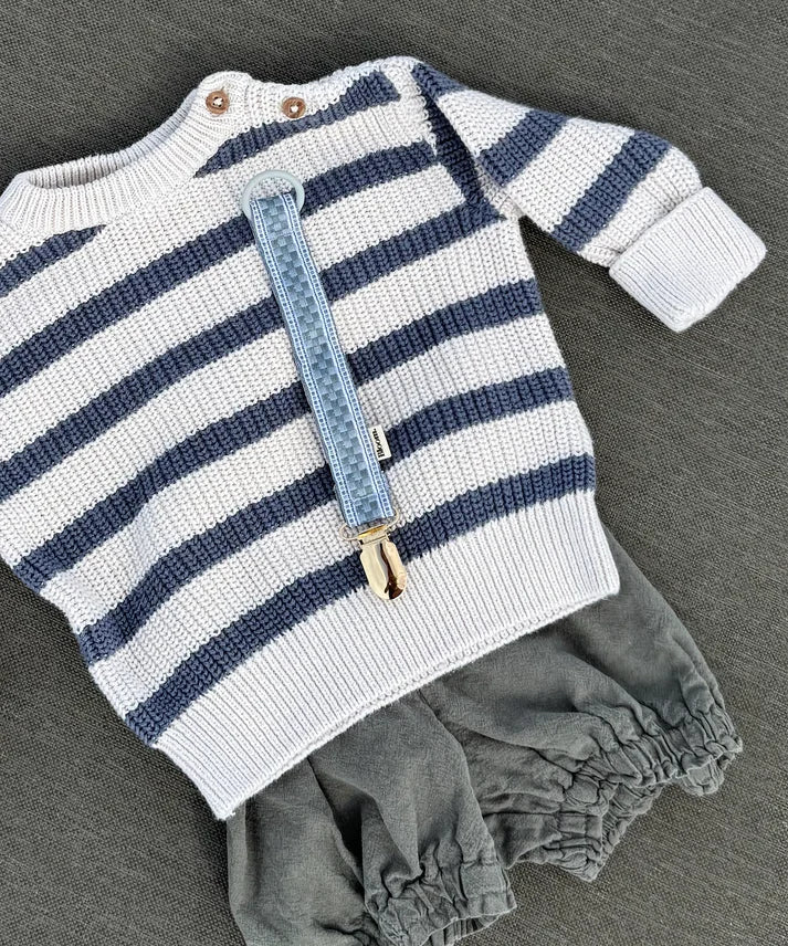 Speenkoord Boston - Handgemaakt - Baby Bloom Clips - Afbeelding 3