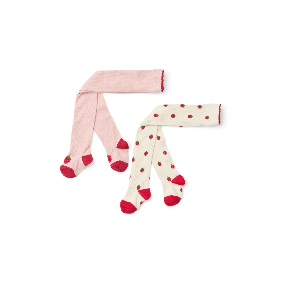 Maillotset Vera Tights 2-pack – Glitter Berry Mix – Flöss